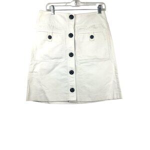 Magaschoni skirt MED 30W A line button through beautiful fabric